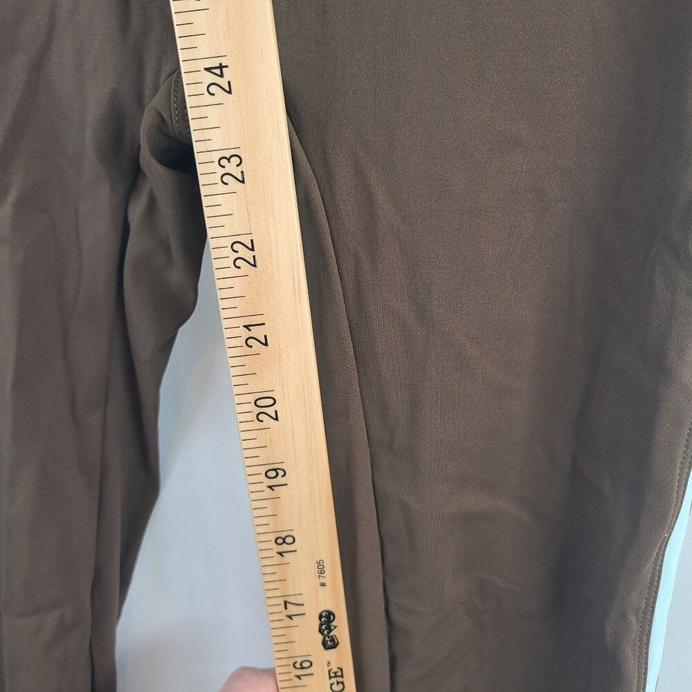 NWT Musera Womens Brown & Light Blue High-Waisted Leggings Sz S - Picture 5 of 7